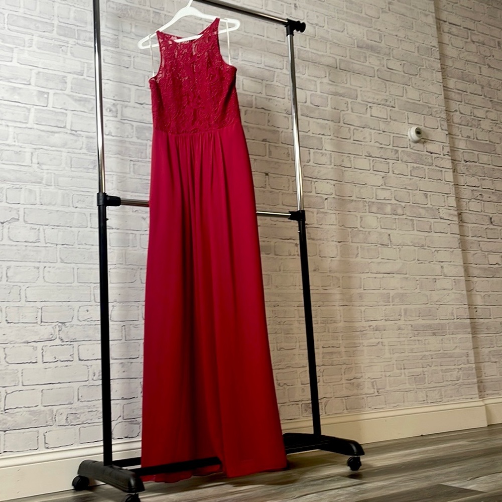 B2 Jasmine Bridesmaids Dress. Scarlet! Size 12 never altered brand new
